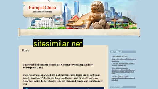 Europe4china similar sites