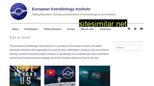 europeanastrobiology.eu alternative sites