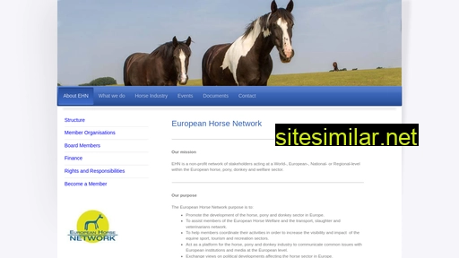 europeanhorsenetwork.eu alternative sites