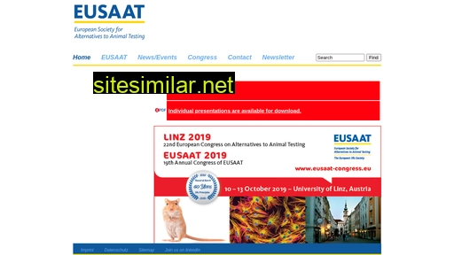 eusaat-congress.eu alternative sites