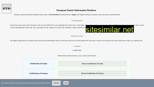 eutourdata.eu alternative sites