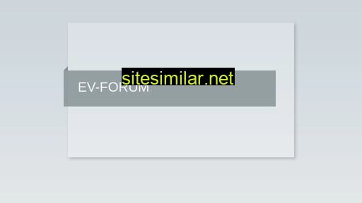 ev-forum.eu alternative sites