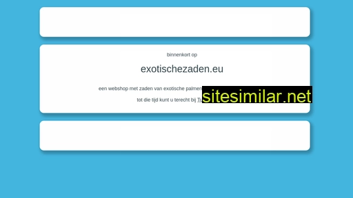 exotischezaden.eu alternative sites