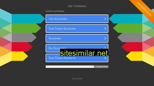 fair-trade.eu alternative sites