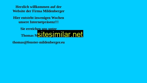 fenster-mildenberger.eu alternative sites