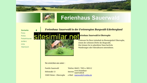 Ferienhaus-sauerwald similar sites