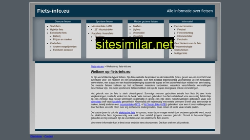fiets-info.eu alternative sites