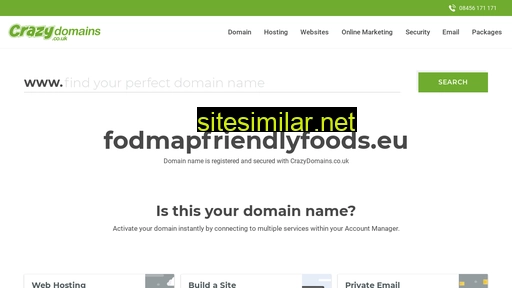 fodmapfriendlyfoods.eu alternative sites