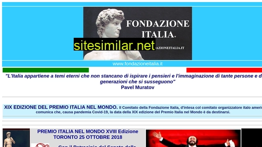 Fondazioneitalianelmondo similar sites