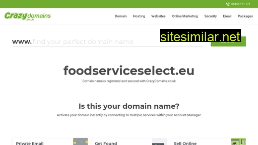 foodserviceselect.eu alternative sites