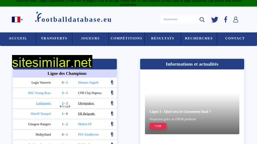 footballdatabase.eu alternative sites