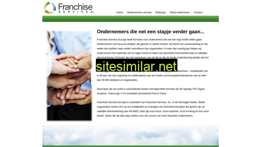 franchiseservices.eu alternative sites
