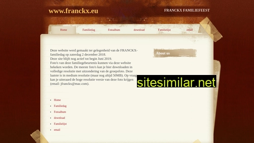 Franckx similar sites