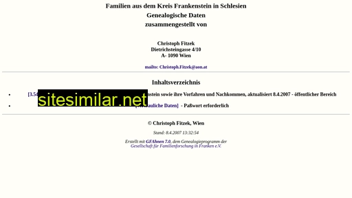 frankenstein-genealogie.eu alternative sites