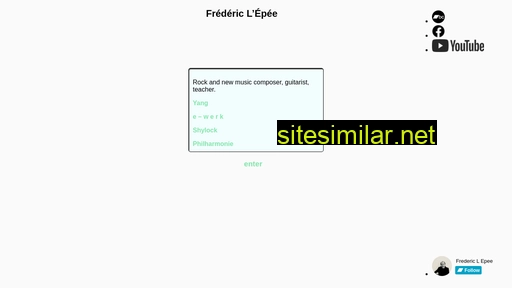 Fredericlepee similar sites