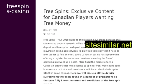 freespins-casino.eu alternative sites