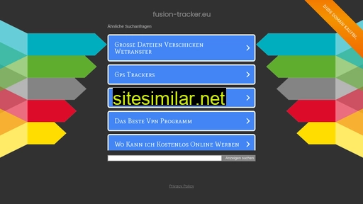 Fusion-tracker similar sites