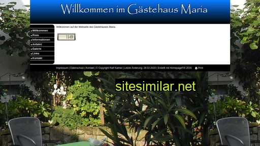 gaestehaus-maria.eu alternative sites