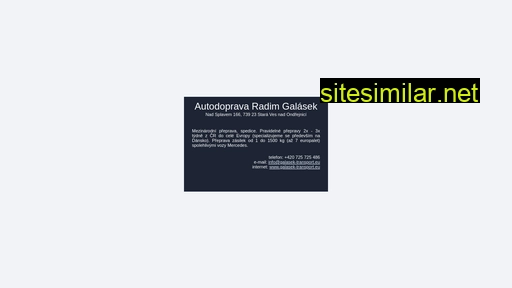 galasek-transport.eu alternative sites
