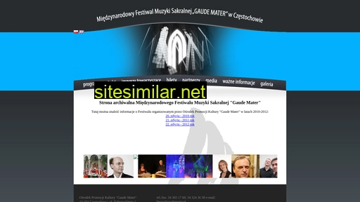 gaudemater.eu alternative sites
