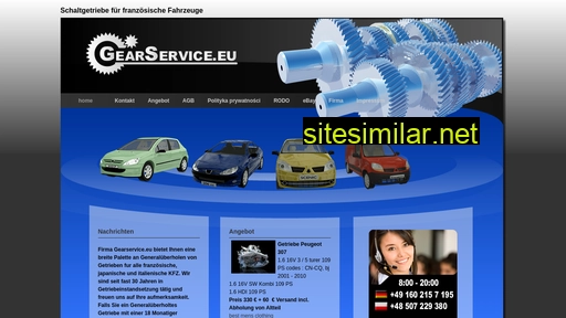 gearservice.eu alternative sites