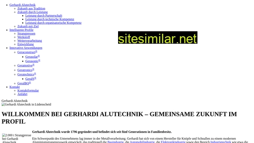 gerhardi-alu.eu alternative sites
