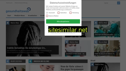 gesundheitsweb.eu alternative sites