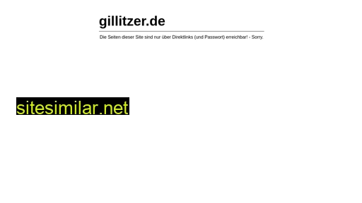 gillitzer.eu alternative sites