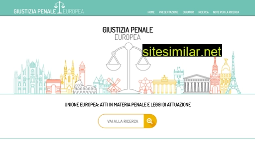 giustiziapenaleeuropea.eu alternative sites