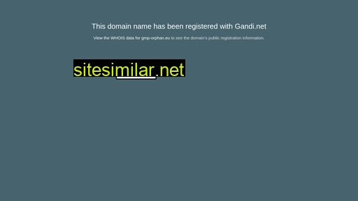 gmp-orphan.eu alternative sites