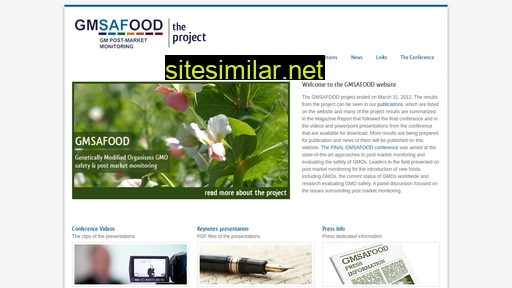 gmsafoodproject.eu alternative sites