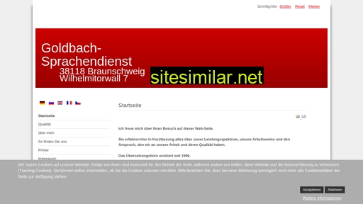 goldbach-sprachendienst.eu alternative sites