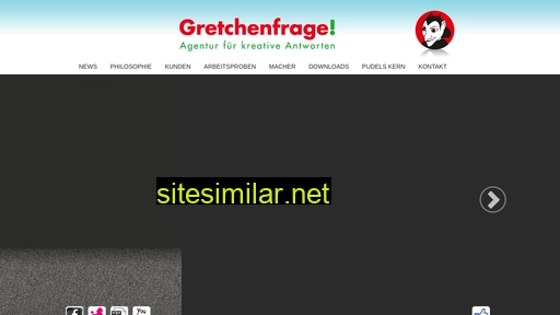 Gretchenfrage similar sites
