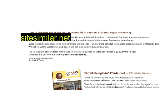haas-pferdesport.eu alternative sites