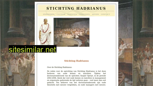 hadrianus.eu alternative sites