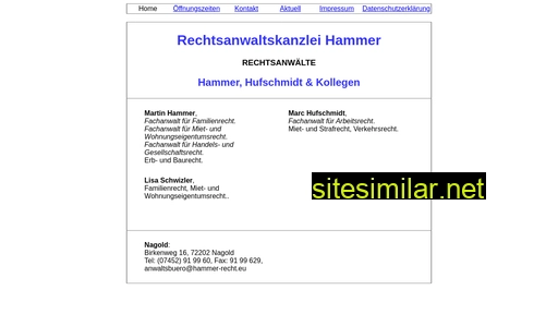 hammer-recht.eu alternative sites