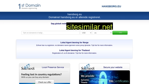 hansborg.eu alternative sites