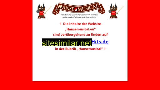 hansemusical.eu alternative sites