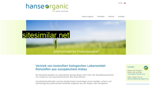 hanseorganic.eu alternative sites