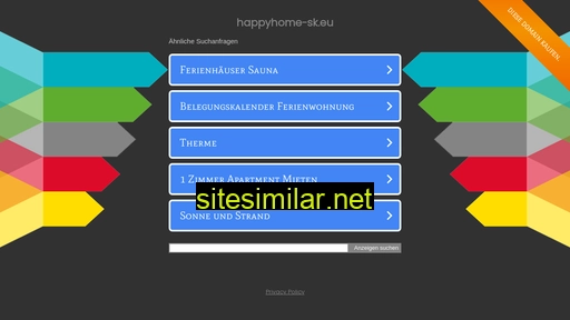 Happyhome-sk similar sites