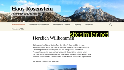 hausrosenstein.eu alternative sites