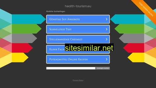 health-tourism.eu alternative sites