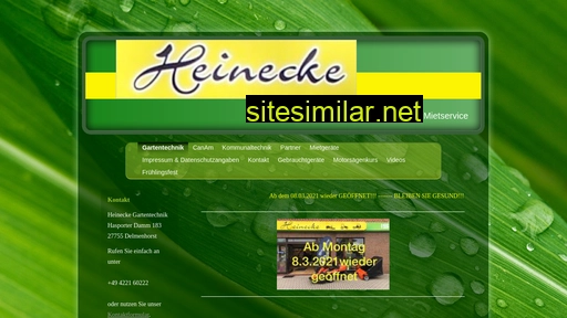 Heinecke-gartentechnik similar sites