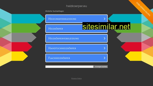 heizkoerper.eu alternative sites