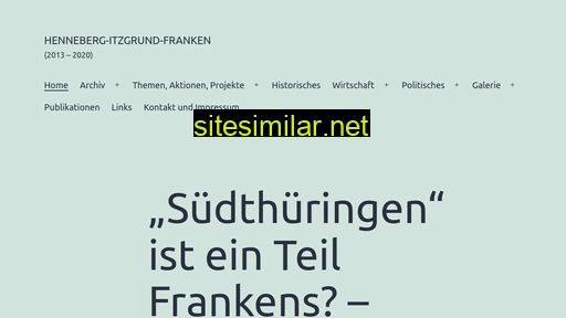 henneberg-itzgrund-franken.eu alternative sites