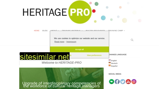 heritage-pro.eu alternative sites