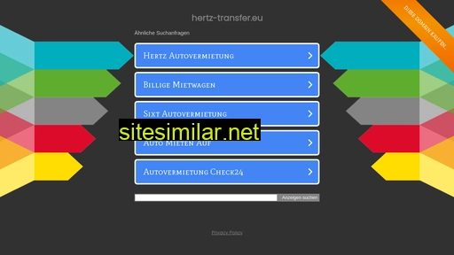 Hertz-transfer similar sites
