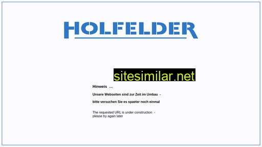 holfelder-gruppe.eu alternative sites