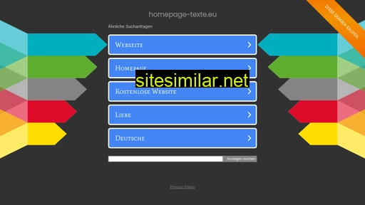 homepage-texte.eu alternative sites