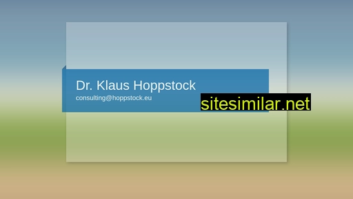 hoppstock.eu alternative sites